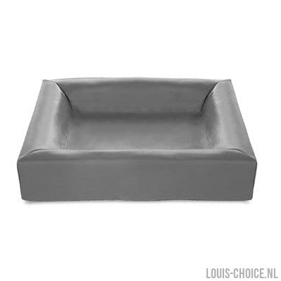 Bia Bed Kunstleer Hoes Hondenmand Grijs-BIA-Louis Choice