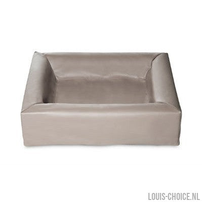 Bia Bed Kunstleer Hoes Hondenmand Taupe-BIA-Louis Choice