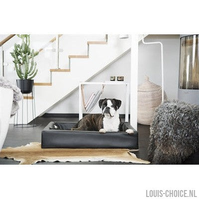 Bia Bed Kunstleer Hoes Hondenmand Zwart-BIA-Louis Choice