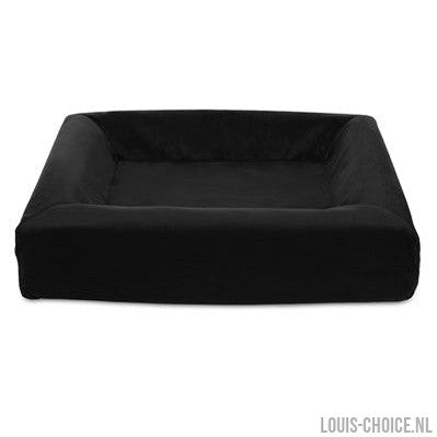 Bia Bed Royal Fluweel Hoes Hondenmand Zwart-BIA-Louis Choice