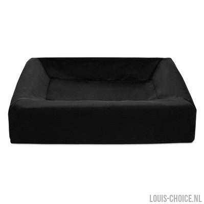 Bia Bed Royal Fluweel Hoes Hondenmand Zwart-BIA-Louis Choice
