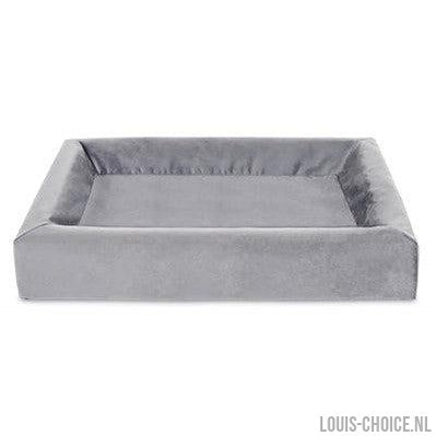 Bia Bed Royal Fluweel Hoes Voor Hondenmand Grijs-BIA-Louis Choice