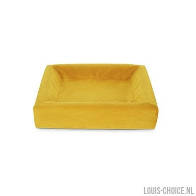 Bia Bed Royal Fluweel Hoes Voor Hondenmand Oker-BIA-Louis Choice