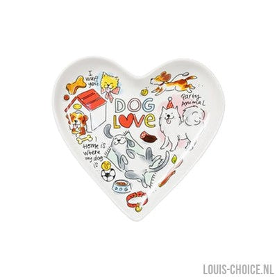 Blond Amsterdam Bord Hart Dog Love-BLOND AMSTERDAM-Louis Choice