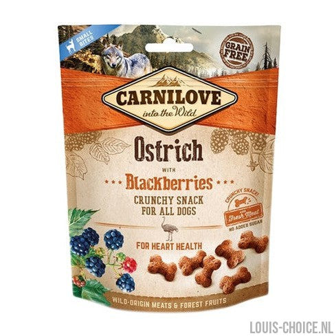 Carnilove Crunchy Snack Struisvogel / Zwarte Bes-CARNILOVE-Louis Choice