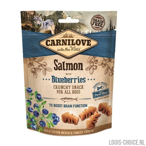 Carnilove Crunchy Snack Zalm / Blauwe Bes-CARNILOVE-Louis Choice