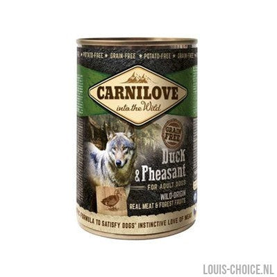 Carnilove Dog Blik Eend / Fazant-CARNILOVE-Louis Choice