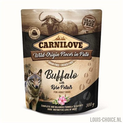 Carnilove Dog Pouch Buffel / Rozenblad-CARNILOVE-Louis Choice