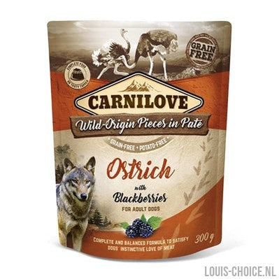 Carnilove Dog Pouch Struisvogel / Bramen-CARNILOVE-Louis Choice
