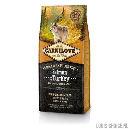 Carnilove Salmon / Turkey Adult Large Breed-CARNILOVE-Louis Choice