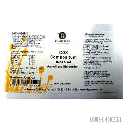 De Groene Os Cox Compositum Hond / Kat-DE GROENE OS-Louis Choice