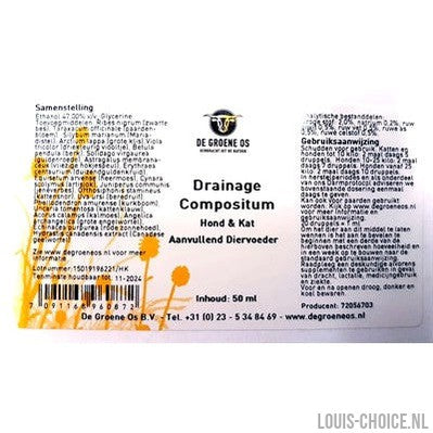 De Groene Os Drainage Compositum Hond / Kat-DE GROENE OS-Louis Choice