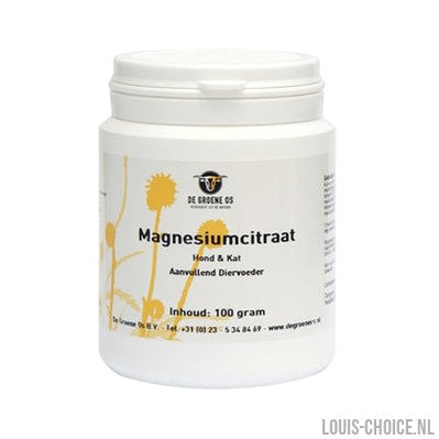 De Groene Os Magnesiumcitraat Hond / Kat-DE GROENE OS-Louis Choice