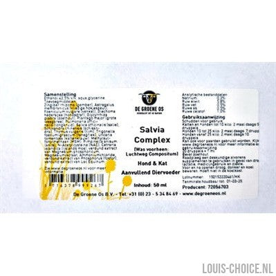De Groene Os Salvia Complex Hond / Kat-DE GROENE OS-Louis Choice
