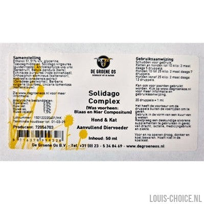 De Groene Os Solidago Complex Hond / Kat-DE GROENE OS-Louis Choice