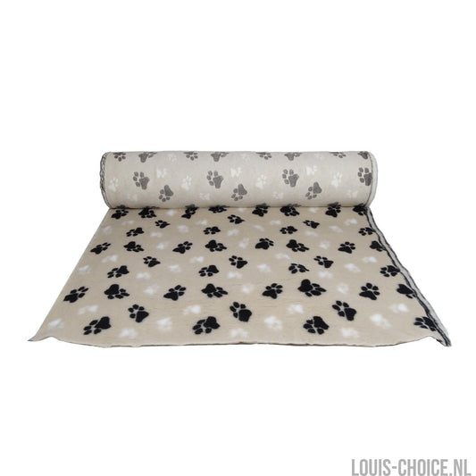 De-Tail Vetbed Beige met pootjes 150 cm breed met antislip per strekkende meter