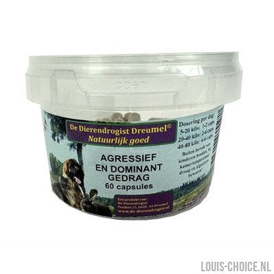 Dierendrogist Agressief / Dominant Capsules-DIERENDROGIST-Louis Choice