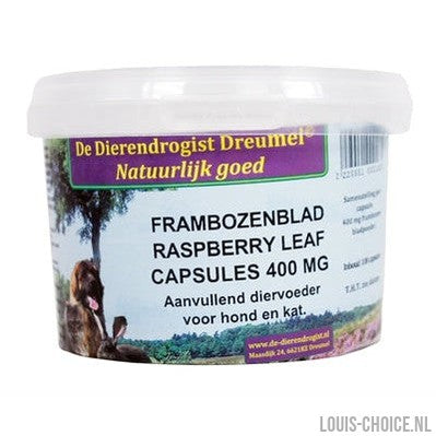Dierendrogist Frambozenblad Capsules-DIERENDROGIST-Louis Choice