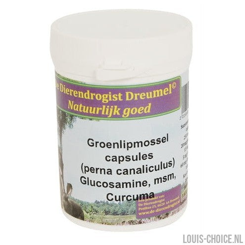 Dierendrogist Groenlipmossel Met Glucosamine / Msm / Curcuma-DIERENDROGIST-Louis Choice
