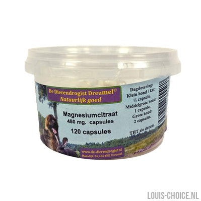Dierendrogist Magnesium Citraat Capsules-DIERENDROGIST-Louis Choice