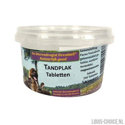 Dierendrogist Tandplak Tabletten-DIERENDROGIST-Louis Choice