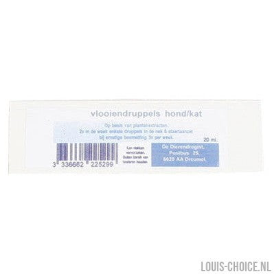 Dierendrogist Vlooiendruppel Natuurlijke Olie Basis-DIERENDROGIST-Louis Choice