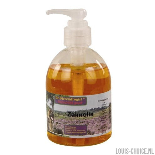 Dierendrogist Zalmolie Met Dispenser-DIERENDROGIST-Louis Choice