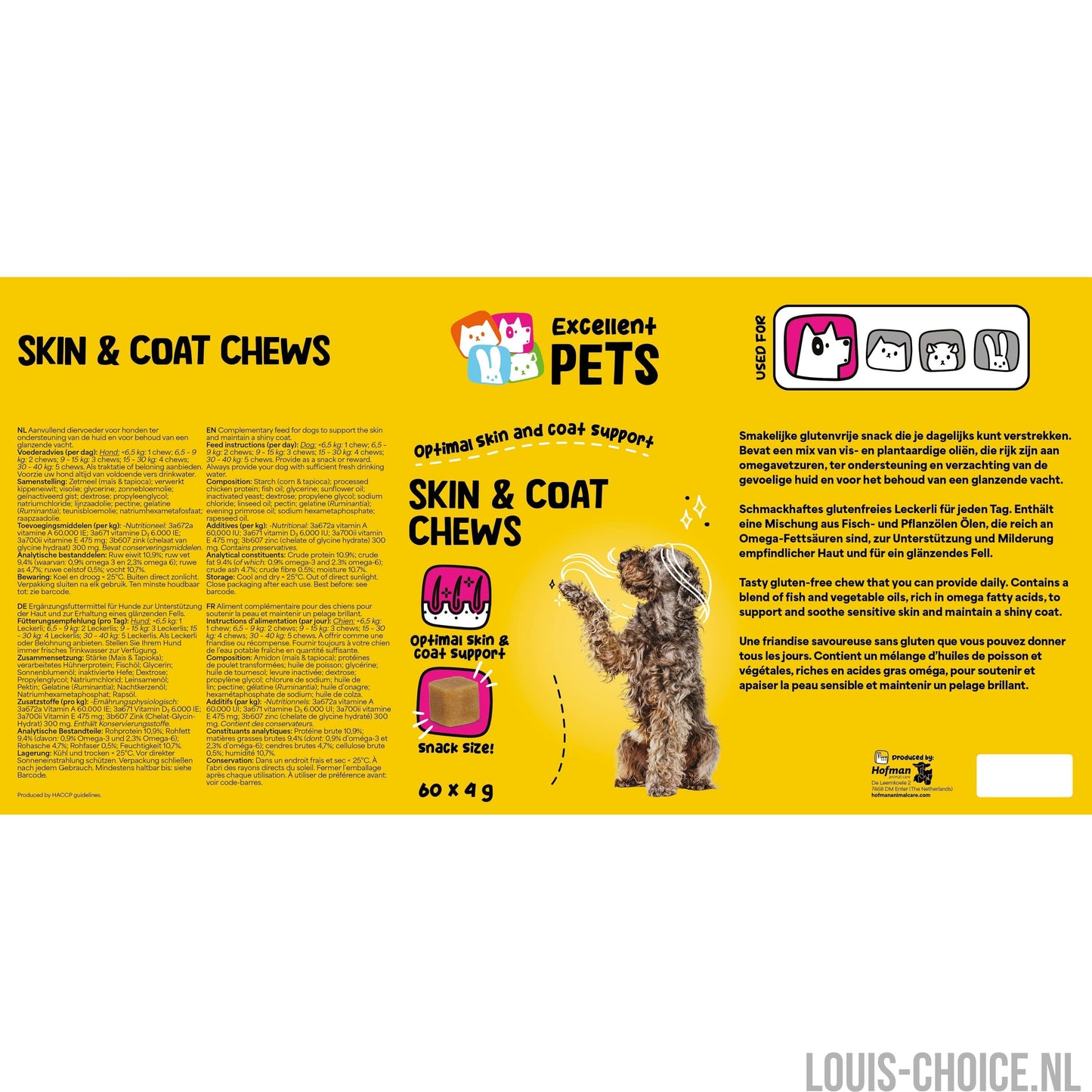 Excellent Pets Skin & Coat Soft Chews