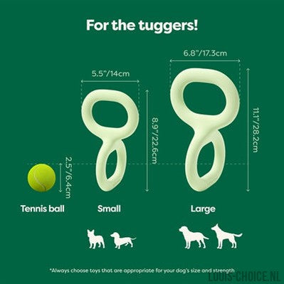 Earth Rated Tug Toy Rubber-EARTH RATED-Louis Choice