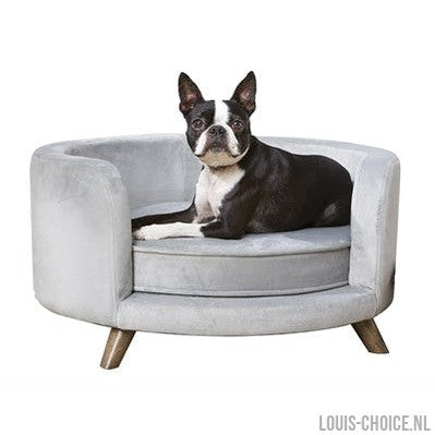 Enchanted Pet Enchanted Hondenmand Sofa Rosie Grijs-ENCHANTED PET-Louis Choice