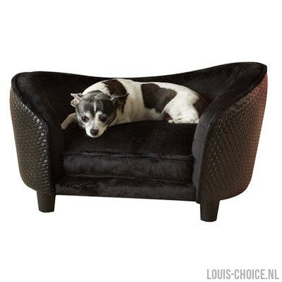 Enchanted Pet Enchanted Hondenmand Sofa Ultra Pluche Snuggle Wicker Bruin-ENCHANTED PET-Louis Choice