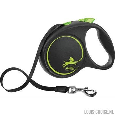 Flexi Rollijn Black Design Tape Groen-FLEXI-Louis Choice