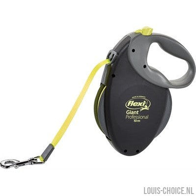 Flexi Rollijn Giant Tape Professional Neon Zwart / Geel-FLEXI-Louis Choice