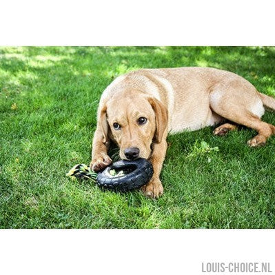Happy Pet Grrrelli Tyre Tugger Zwart / Groen-HAPPY PET-Louis Choice