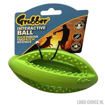 Happy Pet Grubber Interactieve Rugbybal Mini Assorti-HAPPY PET-Louis Choice