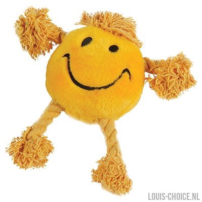 Happy Pet Happy Faces Pluche Smiley Geel-HAPPY PET-Louis Choice