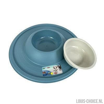 Happy Pet Mad About Pets Voerbak / Drinkbak Volcano Lichtblauw-HAPPY PET-Louis Choice