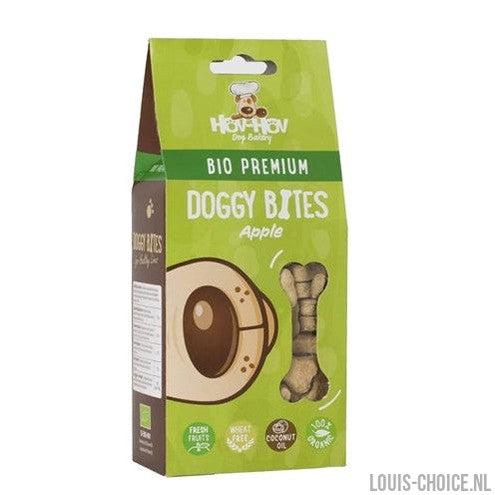 Hov-Hov Bio Premium Doggy Bites Tarwevrij Appel-HOV-HOV-Louis Choice