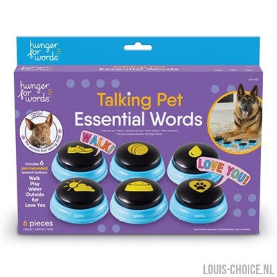 Hunger For Words Talking Pet Essential Words Set-HUNGER FOR WORDS-Louis Choice
