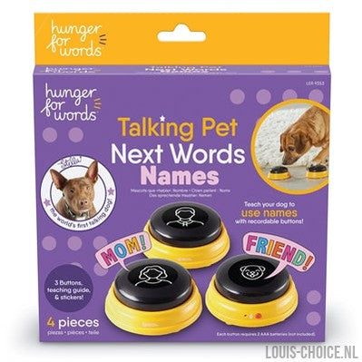 Hunger For Words Talking Pet Next Words Names-HUNGER FOR WORDS-Louis Choice