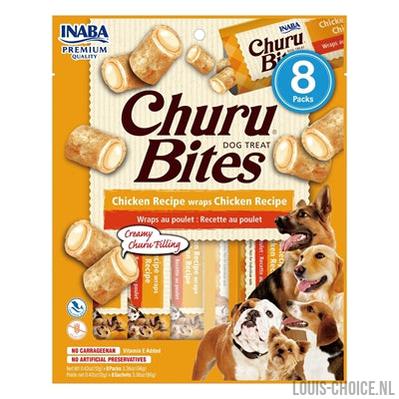 Inaba Dog Churu Bites Chicken Recipe Wraps-INABA-Louis Choice