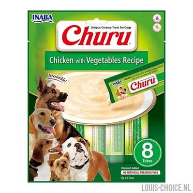 Inaba Dog Churu Chicken With Vegetabels Recipe-INABA-Louis Choice