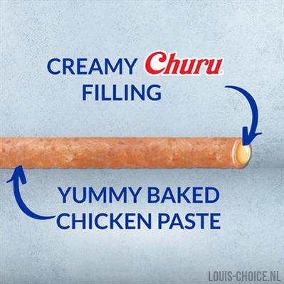 Inaba Dog Churu Rolls Chicken Recipe Wraps With Cheese-INABA-Louis Choice
