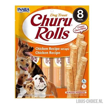 Inaba Dog Churu Rolls Chicken Recipe Wraps-INABA-Louis Choice