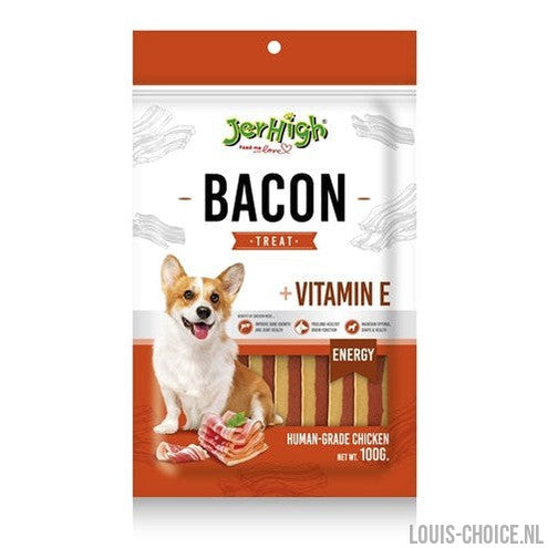 Jerhigh Bacon Treat Met Kip En Vitamine E-JERHIGH-Louis Choice
