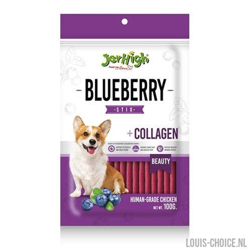 Jerhigh Blueberry Stix Met Kip En Collageen-JERHIGH-Louis Choice