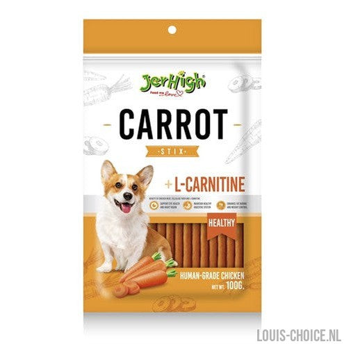 Jerhigh Carrot Stix Met Kip En L-Carnitine-JERHIGH-Louis Choice