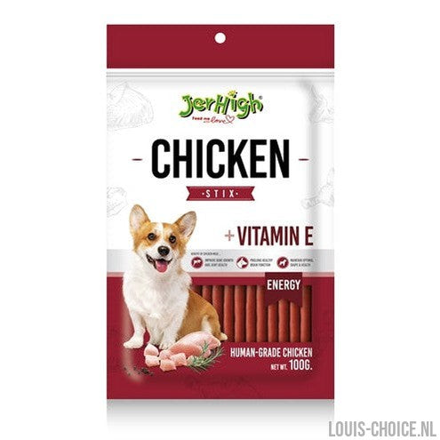Jerhigh Chicken Stix Met Kip En Vitamine E-JERHIGH-Louis Choice