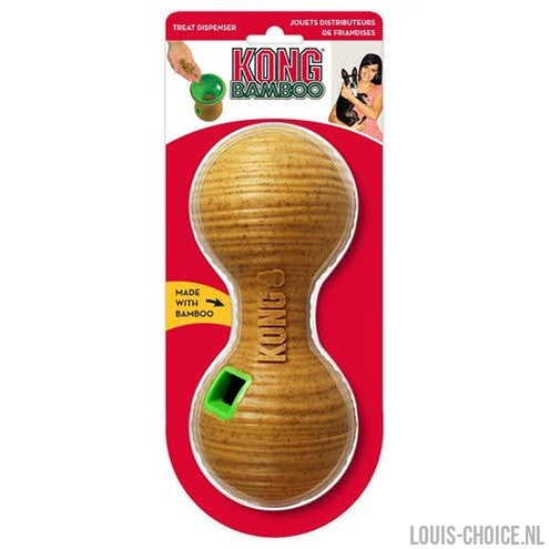 Kong Bamboo Feeder Dumbbel Voerbal-KONG-Louis Choice