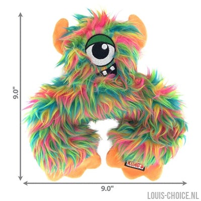 Kong Frizzle Frazzle Met Piep En Kreukelgeluid Verstevigd-KONG-Louis Choice